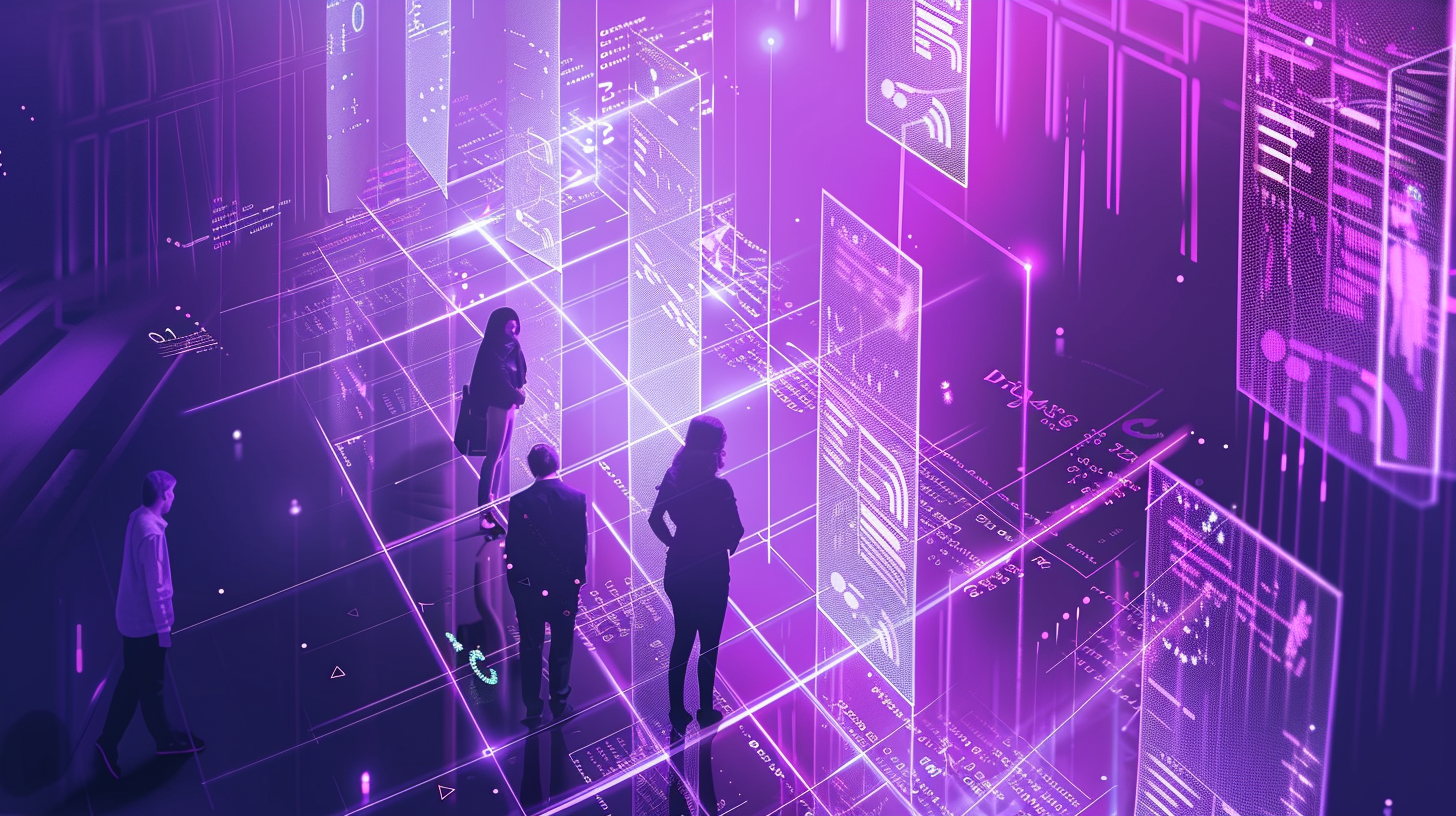 HR data security Pakistan visualization with professionals in secure cloud data center environment featuring holographic encryption layers, access control systems, and protected employee data networks symbolizing future of HR management security